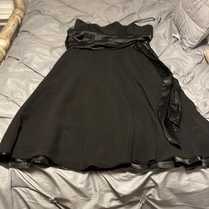 Black cocktail dress